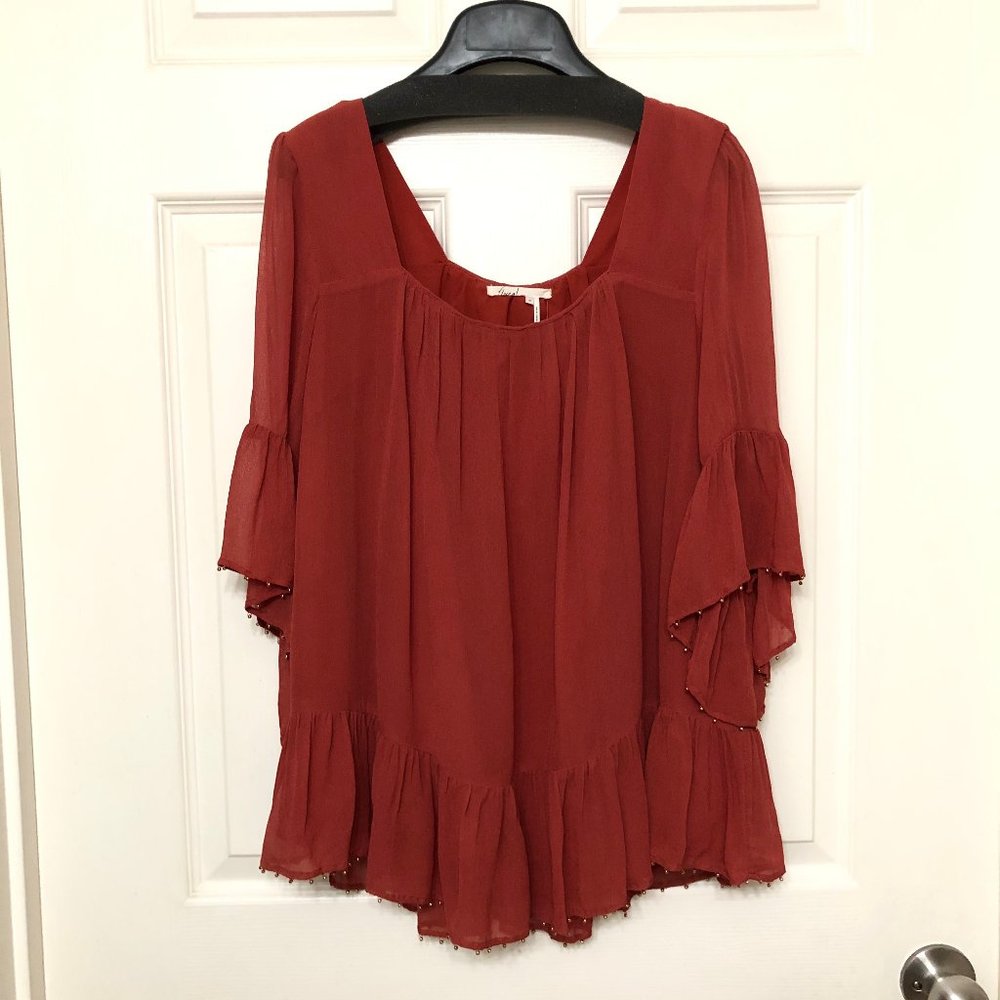 Anthropologie Patchwork Peasant Top by Floreat XS